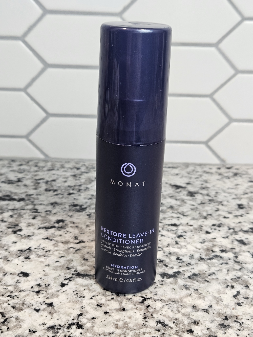 MONAT Restore Leave-In Conditioner - Deep Navy Bottle